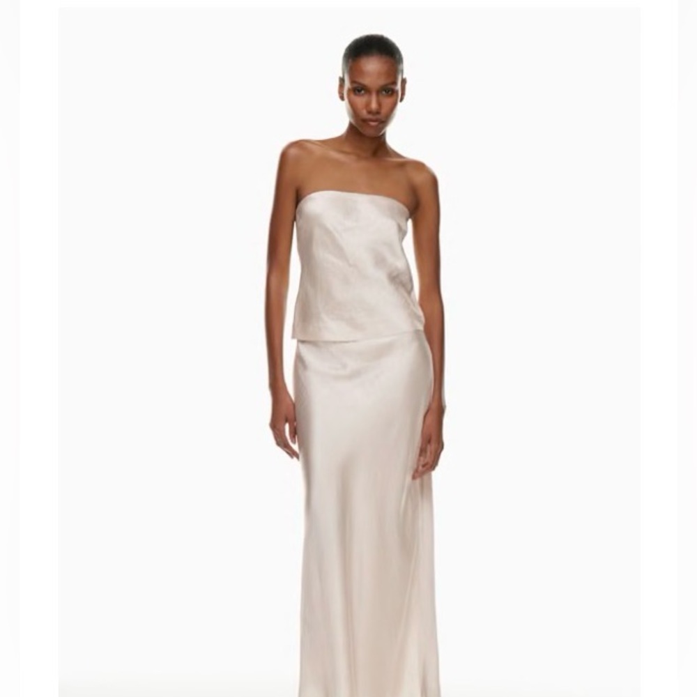 Babaton Midtown Satin Tube Top